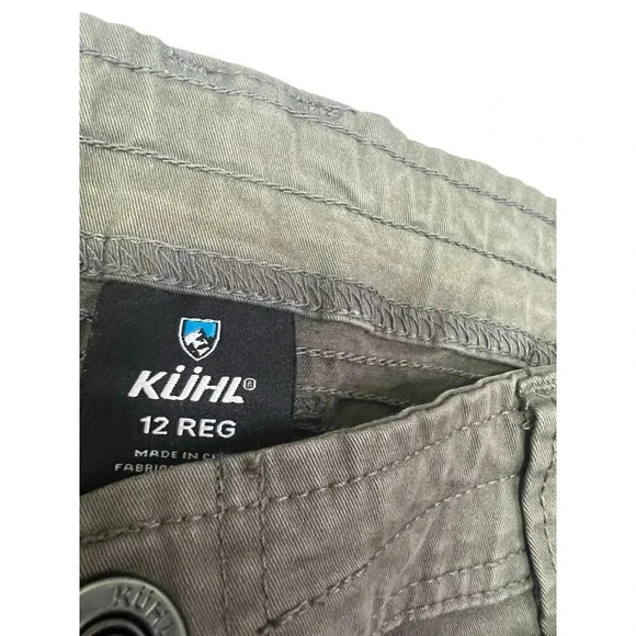 Kuhl Freya Pants Women's 12 Reg Green Hiking Trail Outdoor Cargo Pants - Picture 3 of 10